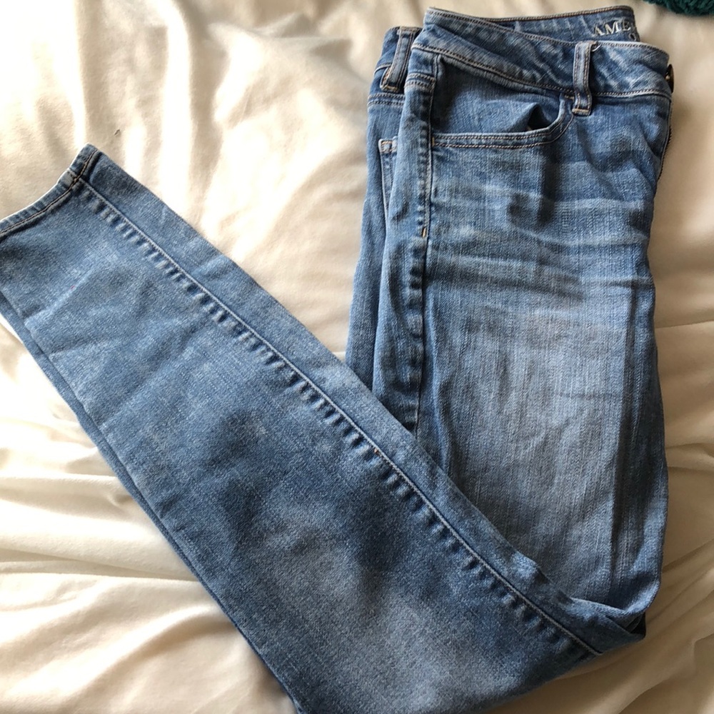 American Eagle High Rose Jeggings